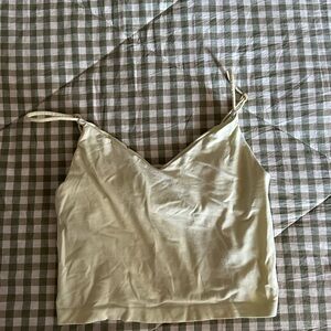 Anthropologie Light Green Crop Top